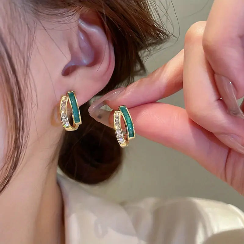 Pendientes Chloé Hoja | Oro
